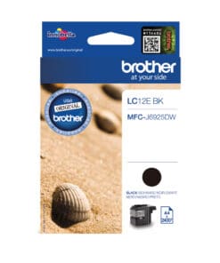 Brother Tintenpatrone LC-12EBK Schwarz (ca. 2400 Seiten)