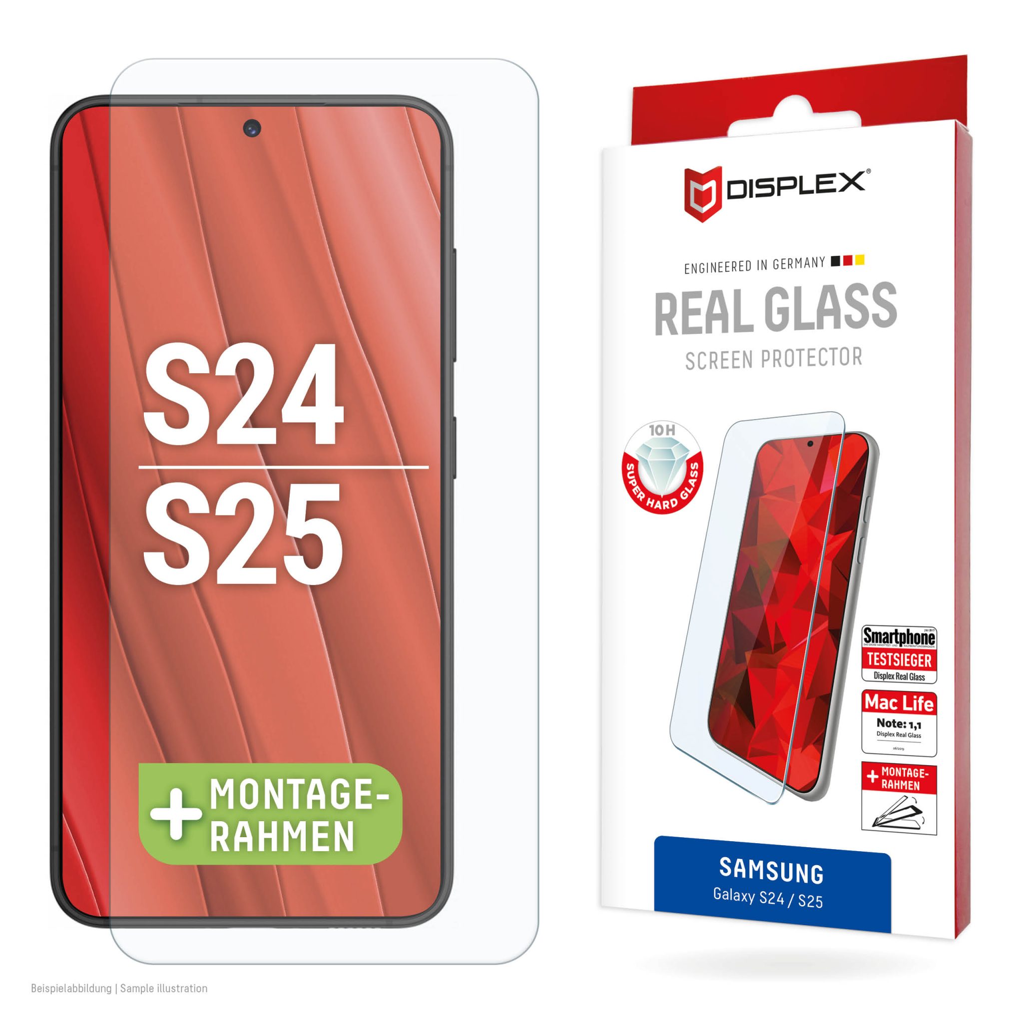 DISPLEX Panzerglas Samsung Galaxy S24 *siehe Beschreibung