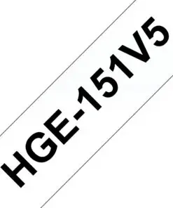 Schriftband HG-151V5 (5 Stk) Schwarz auf Gold 24mm x 8m