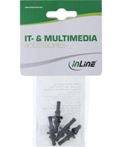 Alternative view of InLine® Lüfter Entkopplung, 4er Pack für Lüfter aller Größen von 60 bis 120mm