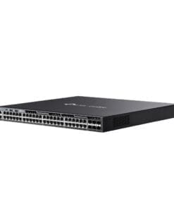 Alternative view of Omada SG6654XHP 48-Port stack. L3 mgd. PoE+ Switch