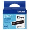 Brother Schriftband BTAG-335 Weiß auf Schwarz 12 mm x 4 m Die Btag-Schriftbänder wurden exklusiv für die Brother Beschriftungsgeräte PT-N10, PT-N20 und PT-N25BT entwickelt. Mit einer Breite von 12 mm und in 17 leuchtenden Farben erhältlich, können individuelle Schriftbänder nach dem Geschmack und den Bedürfnissen des Anwenders einfach erstellt werden.Die langlebigen und zuverlässigen Btag-Schriftbänder sind resistent gegen viele verschiedene Einflüsse, denen sie im täglichen Gebrauch im Haushalt ausgesetzt sind, wie z. B. Wasser, heiße und kalte Temperaturen und Haushaltsflüssigkeiten, so dass die Etiketten lange Zeit intakt und lesbar bleiben.