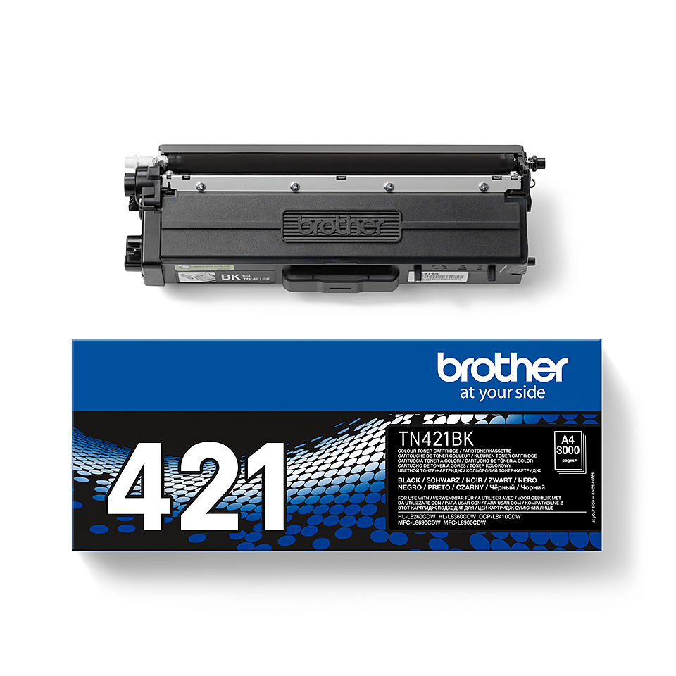 Brother Toner TN-421BK Schwarz (ca. 3000 Seiten) Brother Toner TN-421BK Schwarz (ca. 3000 Seiten) – Bild 3