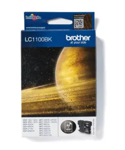 Brother Tintenpatrone LC-1100BK Schwarz (ca. 450 Seiten)