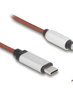 Delock AUX Kabel USB Type-C Stecker zu Klinkenstecker 3,5 mm 4 Pin 1,2 m