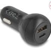Delock Kfz Ladeadapter USB Type-C PD 3.0 und USB Typ-A mit 32 W wasserfest