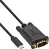 InLine® USB Display Kabel, USB Typ-C Stecker zu VGA Stecker (DP Alt Mode), schwarz, 2m, schwarz InLine® USB Display Kabel, USB Typ-C Stecker zu DVI Stecker (DP Alt Mode), schwarz, 2m