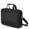 Dicota Notebooktasche Top Traveller FIVE 14-16 schwarz - Schutzgepolstertes Hauptfach - Grosszügiger Stauraum für Dokumente - Einsteckfach mit Befestigungsriemen für Notebooks - Vordertasche mit Workstation für mobiles Zubehör - Komfortabler Tragegriff und abnehmbarer Schultertragegurt