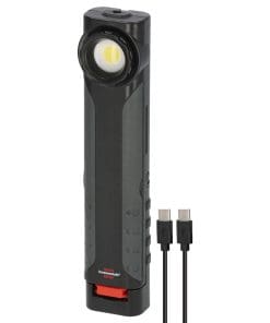 Brennenstuhl Akku LED Handlampe HL 600 AD mit Dynamo-Schnelllademöglichkeit