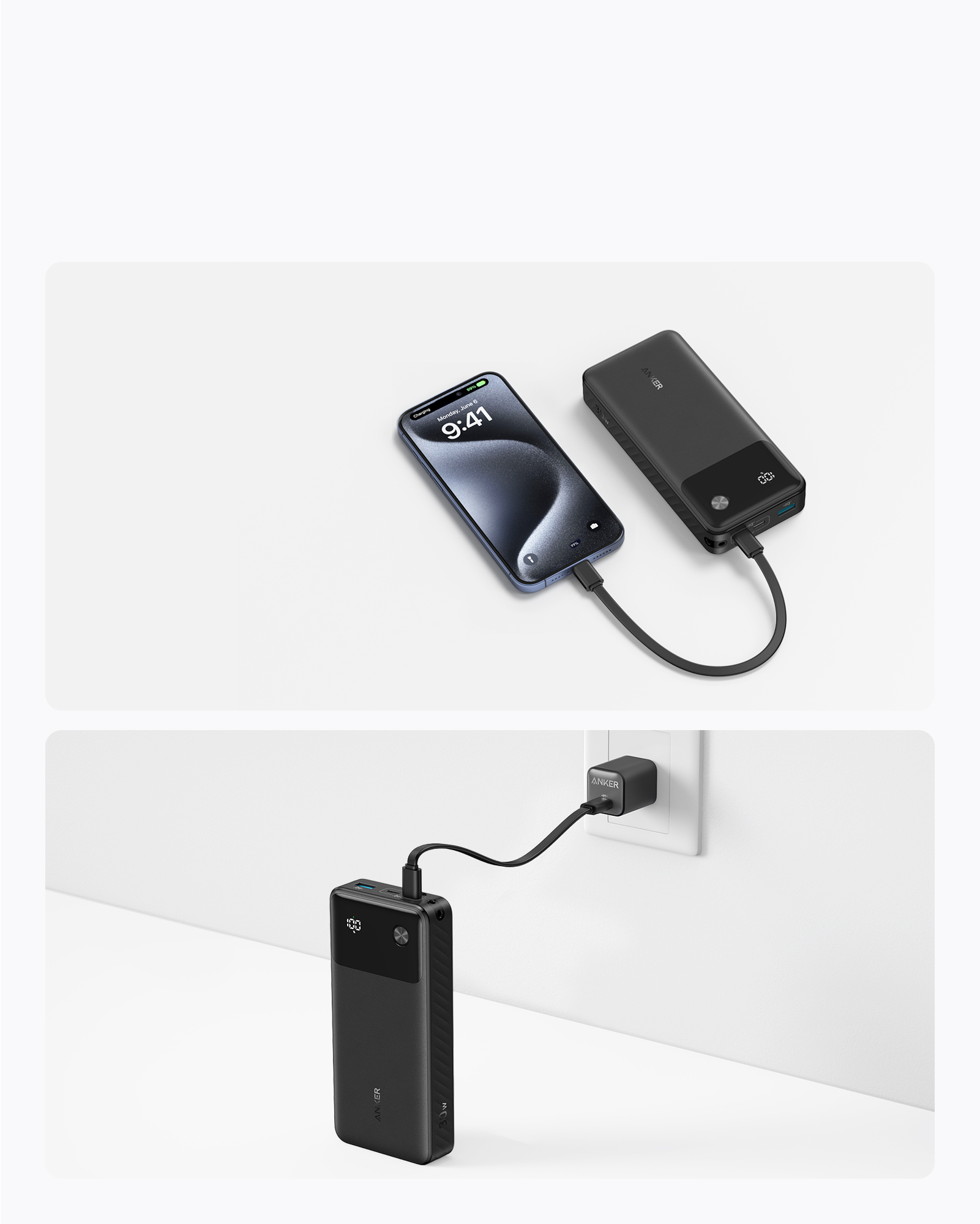 Anker A1384G11 Powerbank 20000 mAh Schwarz Anker A1384G11 Powerbank 20000 mAh Schwarz – Bild 5