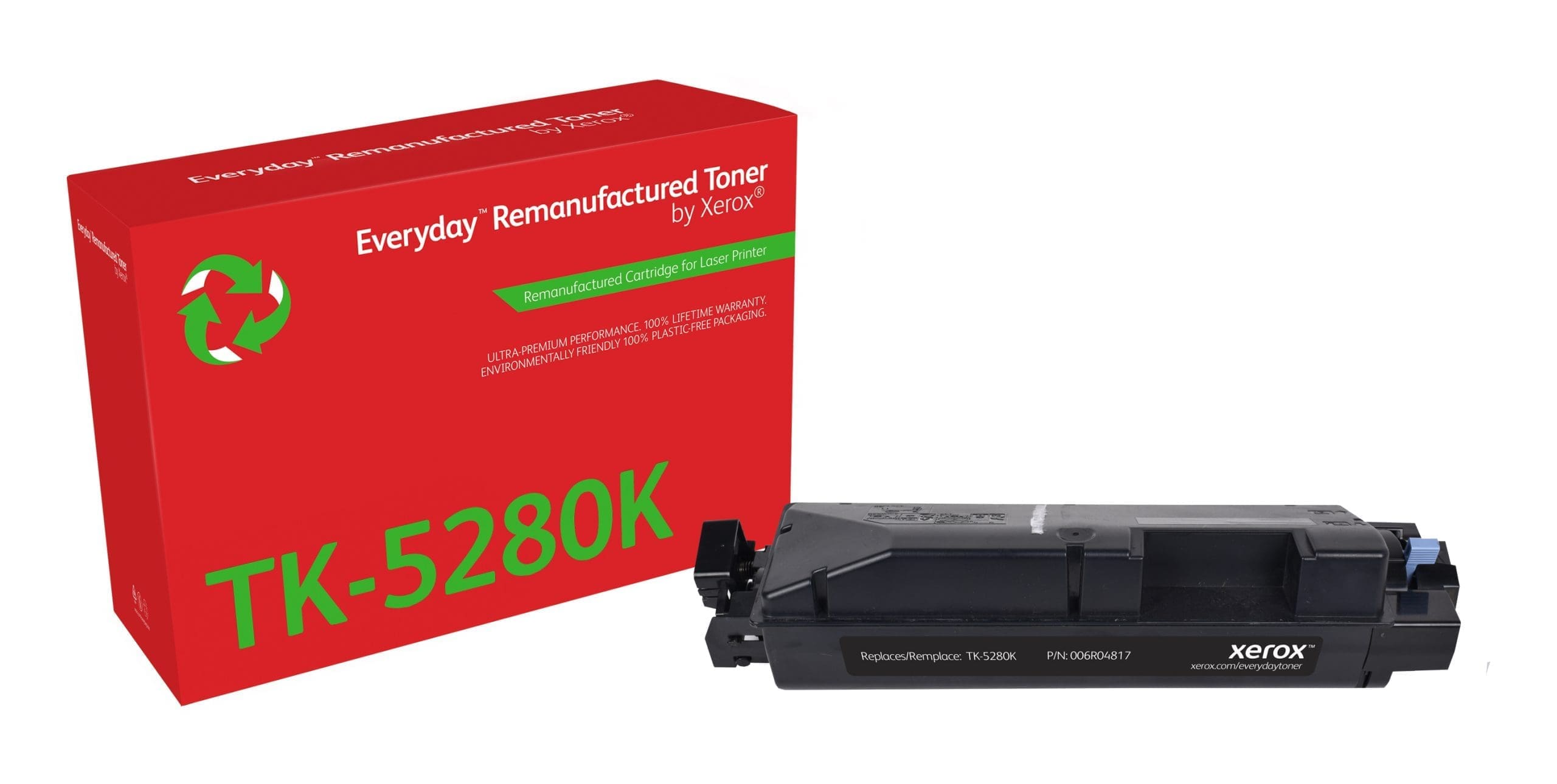Everyday™ Schwarz wiederaufbereiteter Toner von Xerox, kompatibel mit Kyocera TK-5280K, Standardkapazität Everyday™ Schwarz wiederaufbereiteter Toner von Xerox, kompatibel mit Kyocera TK-5280K, Standardkapazität