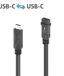PureLink MicroX4 USB-C auf USB-C Verlängerungskabel USB4 Gen2x2 20Gbps, 1,50 m