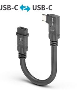 PureLink MicroX4 USB-C auf 90° USB-C USB4 Gen2x2 20Gbps, 0,10 m