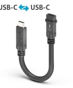 PureLink MicroX4 USB-C auf USB-C Portsaver USB4 Gen2x2 20Gbps, 0,10 m
