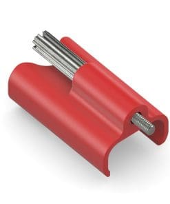 PureLink MicroX4 USB-C True Locking System Clip - PureInstall - rot, 10er-Set