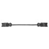 Bachmann Geräteverlängerung Kabel GST18, 5m Netz- und Frequenzfilter, Geräteverlängerung GST18/3 0,3m H05Z1Z1-F3G1,5mm² schwarz, S1: GST18/3 Stecker sw, S2: GST18/3 Buchse sw,