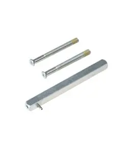 2N Fortis Handle Spindel mit Schraubensatz, 8mm, 57 65mm