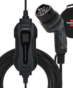 Brennenstuhl Tragbares EV Ladegerät Typ 2 Schutzkontakt 2,3KW mit 8m Kabel