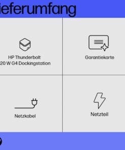 HP Thunderbolt Dockingstation 120W G4 – Bild 8