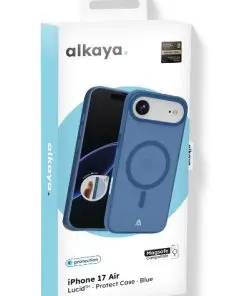 alkaya LUCID Handy Schutzhülle Protection Case f. Magsafe iPhone 17 Air, blau
