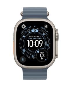 Apple Watch Ultra 3 Titanium Cellular 49mm Natur (Ocean Armband maritimblau)