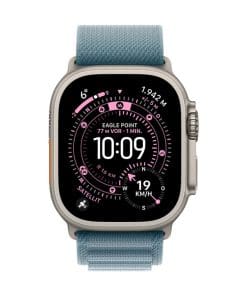 Apple Watch Ultra 3 Titanium Cellular 49mm Natur (Alpine Loop hellblau) Small