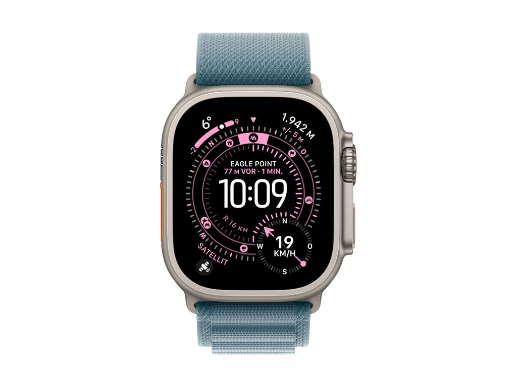 Apple Watch Ultra 3 Titanium Cellular 49mm Natur (Alpine Loop hellblau) Large Apple Watch Ultra 3 Titanium Cellular 49mm Natur (Alpine Loop hellblau) Large