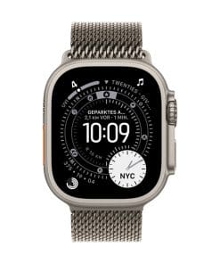 Apple Watch Ultra 3 Titanium Cellular 49mm Natur (Milanaise Titan natur) Small