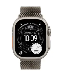 Apple Watch Ultra 3 Titanium Cellular 49mm Natur (Milanaise Titan natur) Medium