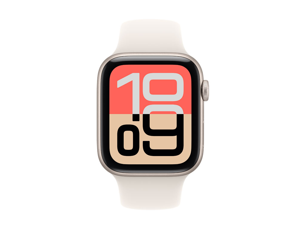 Apple Watch SE 3 Aluminium 44mm Polarstern (Sportband polarstern) M/L Apple Watch SE 3 Aluminium 44mm Polarstern (Sportband polarstern) M/L