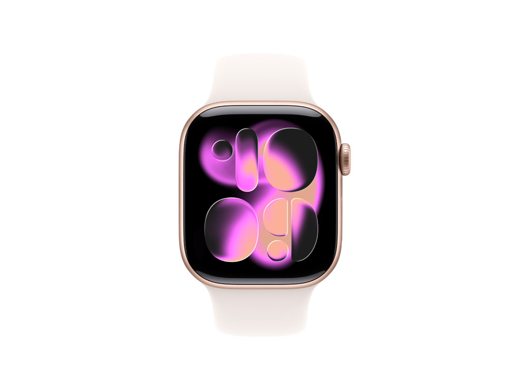 Apple Watch S11 Aluminium Cellular 42mm Rosegold (Sportband blassrosa) M/L Apple Watch S11 Aluminium Cellular 42mm Rosegold (Sportband blassrosa) M/L