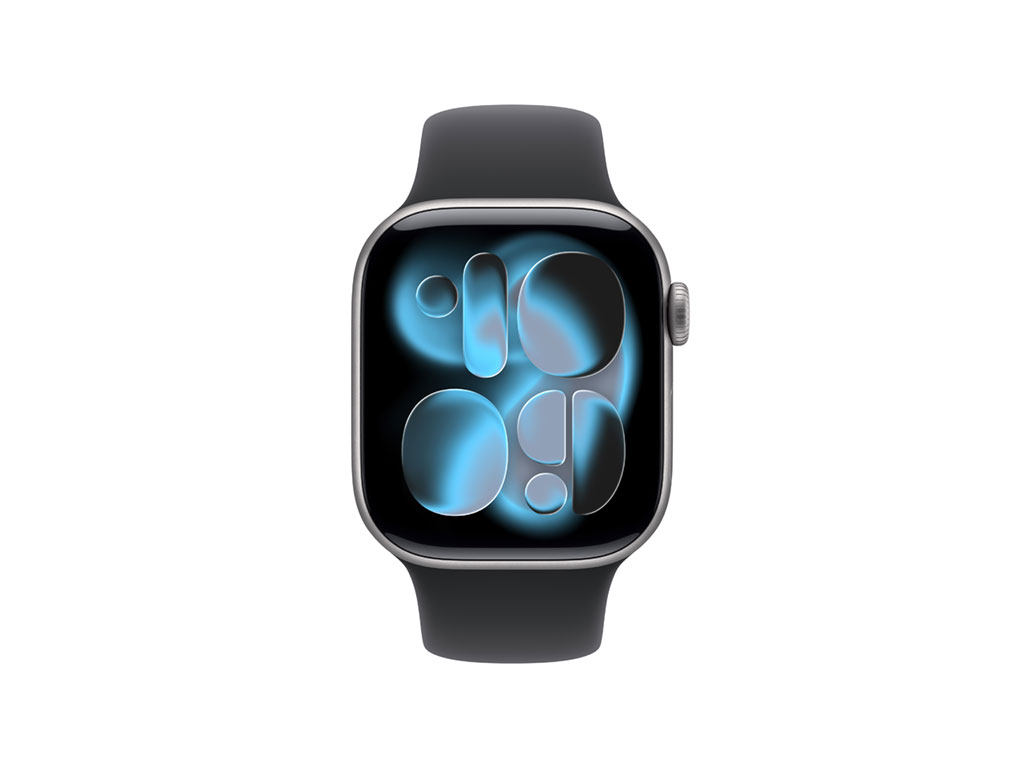Apple Watch S11 Aluminium Cellular 42mm Space Grau (Sportband schwarz) M/L Apple Watch S11 Aluminium Cellular 42mm Space Grau (Sportband schwarz) M/L