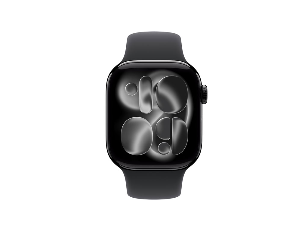 Apple Watch S11 Aluminium Cellular 42mm Diamantschwarz (Sportband schwarz) M/L Apple Watch S11 Aluminium Cellular 42mm Diamantschwarz (Sportband schwarz) M/L