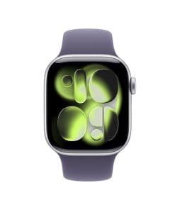 Apple Watch S11 Aluminium Cellular 42mm Silber (Sportband nebelviolett) S/M