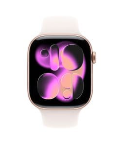 Apple Watch S11 Aluminium Cellular 46mm Rosegold (Sportband blassrosa) M/L