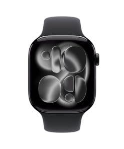 Apple Watch S11 Aluminium Cellular 46mm Diamantschwarz (Sportband schwarz) M/L