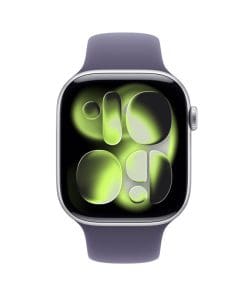 Apple Watch S11 Aluminium Cellular 46mm Silber (Sportband nebelviolett) S/M