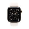 Apple Watch S11 Titan Gold Cellular 42mm (Sportband blassrosa) S/M