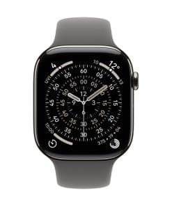 Apple Watch S11 Titan Natur Cellular 46mm (Sportband steingrau) S/M