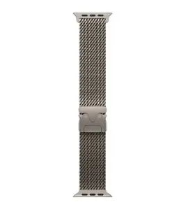 Apple Milanaise Armband Titan für Watch 49mm (natur) L