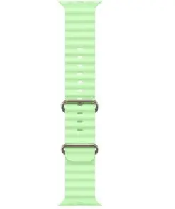Apple Ocean Armband für Watch Ultra 49mm Natur (neongrün)