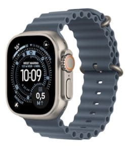 o2-Aktion Apple Watch Ultra 3 49mm Titanium Natur, Martimblau Ocean