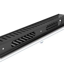 Delock 19? 1 HE Kabelmanagement Rangierpanel mit 2 Öffnungen