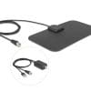 Delock DAB+ DVB-T2 Antenne F Stecker 5 - 25 dB aktiv omnidirektional schwarz