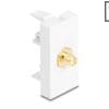 Delock Easy 45 Modul SMA Buchse zu SMA Buchse weiß