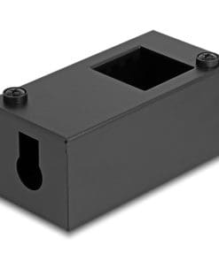 Delock Easy 45 Modulträger für Tisch- oder Wandmontage - 2 Port (22,5 x 45 mm)