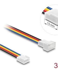 Delock Lüfter Verlängerungskabel PWM Stecker zu Buchse 4 Pin 30 cm