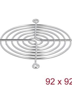 Delock Lüftergitter 92 x 92 mm silber