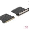 Delock Riser Karte PCI Express 5.0 x16 Stecker zu x16 Slot mit Kabel 30 cm auf PCIe 4.0