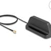 Delock WiFi 7 Antenne RP-SMA Stecker 2,5 - 3,6 dBi schwarz omnidirektional